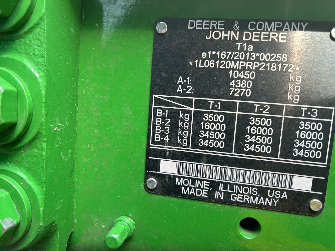 Traktor Türe ait John Deere 6120M **MIETRÜCKLÄUFER**, Gebrauchtmaschine içinde Sittensen (resim 11)