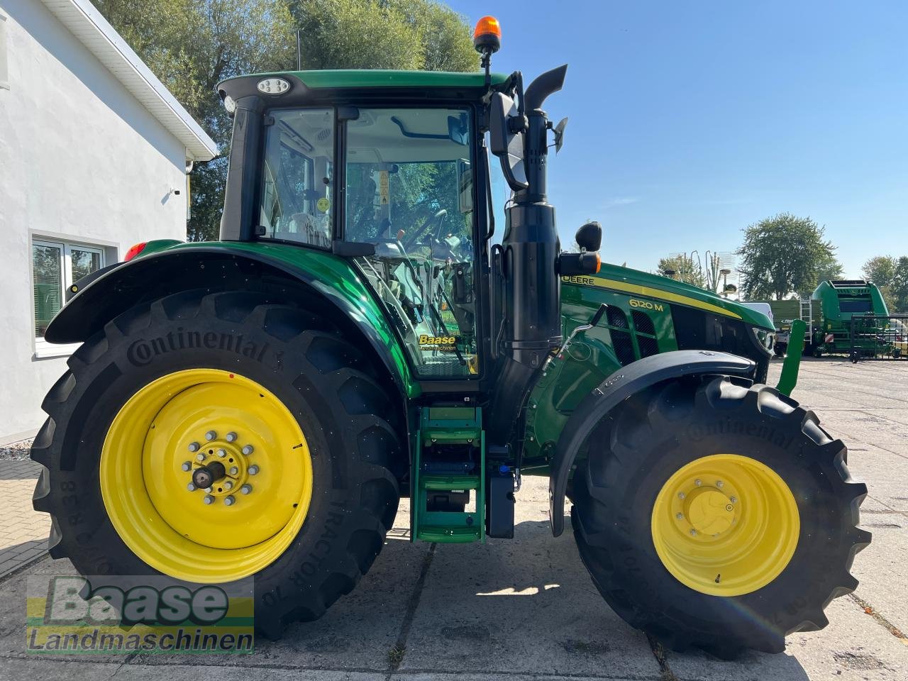 Traktor Türe ait John Deere 6120M Stufenlos + Frontlader JD 603M, Gebrauchtmaschine içinde Holthof (resim 9)