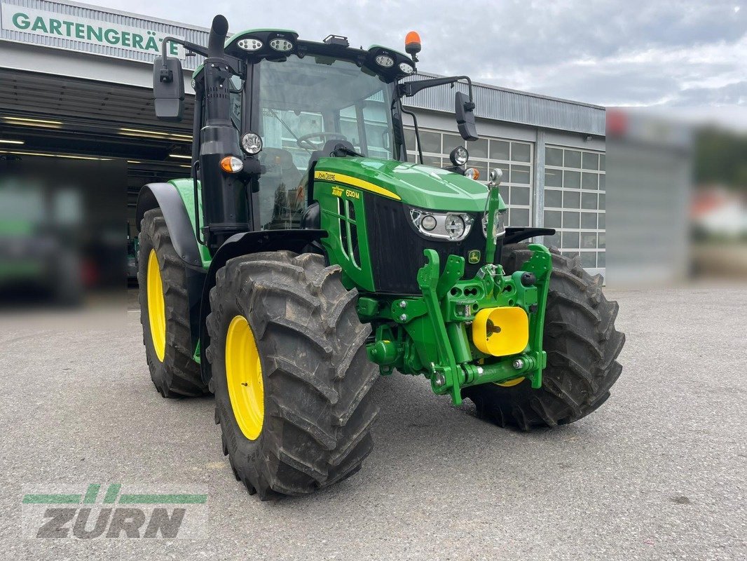 Traktor of the type John Deere 6120M, Neumaschine in Schöntal-Westernhausen (Picture 1)