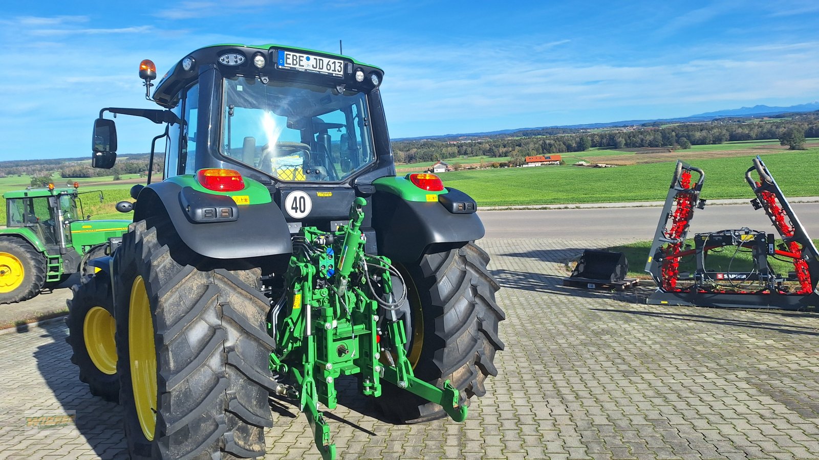 Traktor Türe ait John Deere 6120M, Neumaschine içinde Frauenneuharting (resim 14)