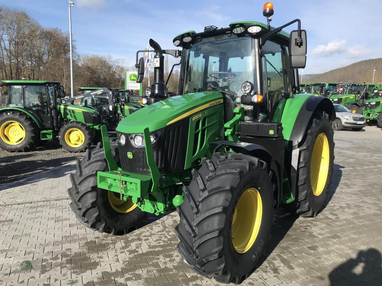 Traktor del tipo John Deere 6120M, Neumaschine In Münchberg (Immagine 1)