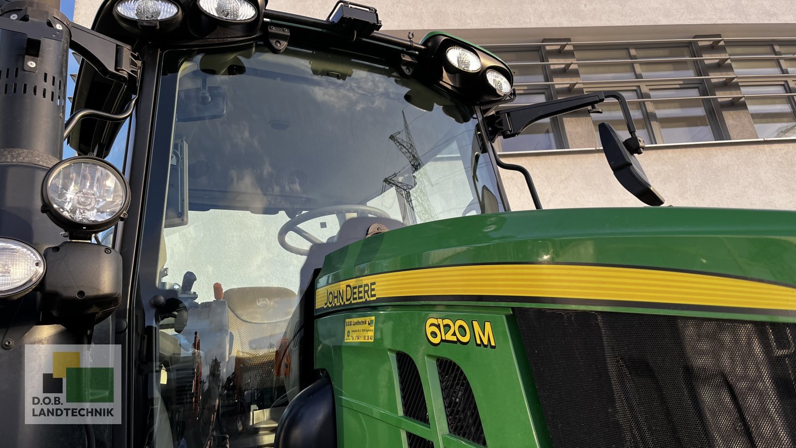 Traktor Türe ait John Deere 6120M, Gebrauchtmaschine içinde Regensburg (resim 5)