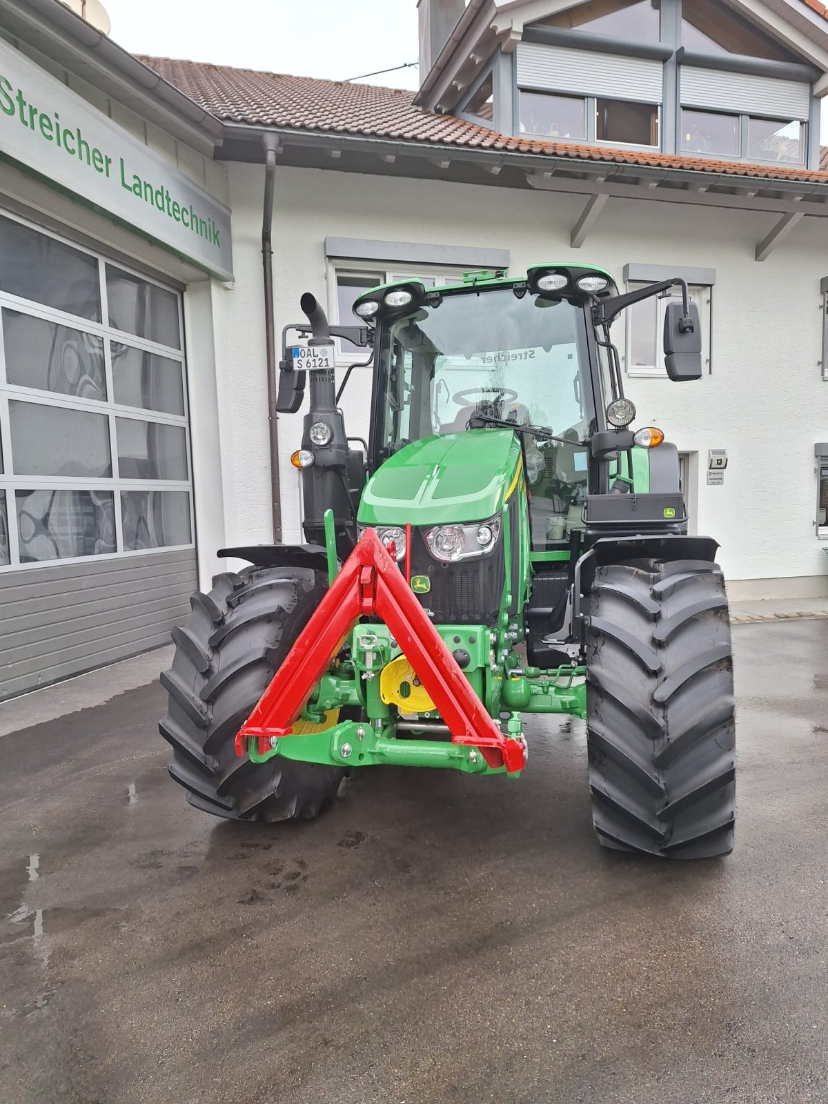 Traktor tipa John Deere 6120M, Neumaschine u Günzach (Slika 2)