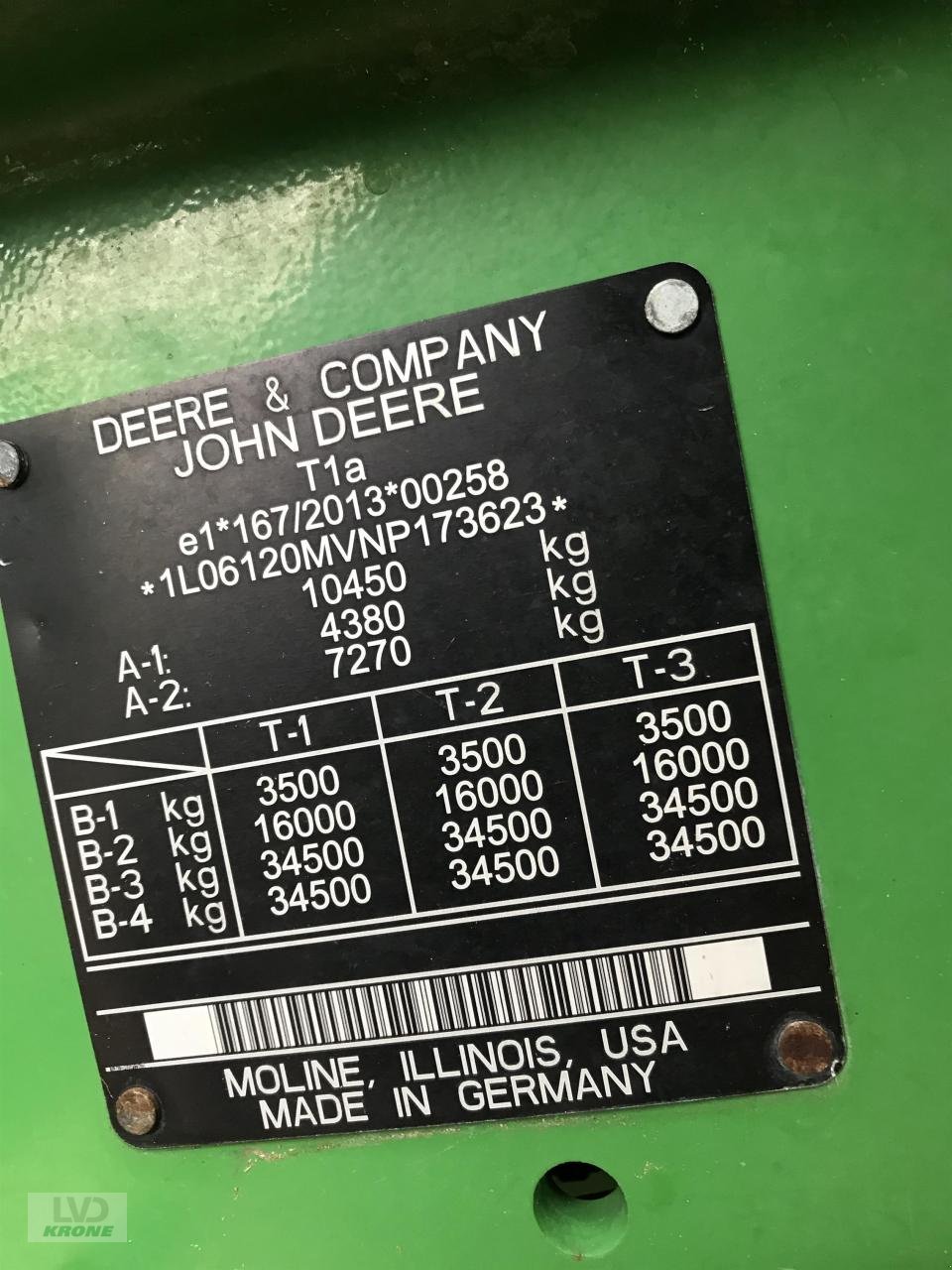 Traktor Türe ait John Deere 6120M, Gebrauchtmaschine içinde Spelle (resim 16)