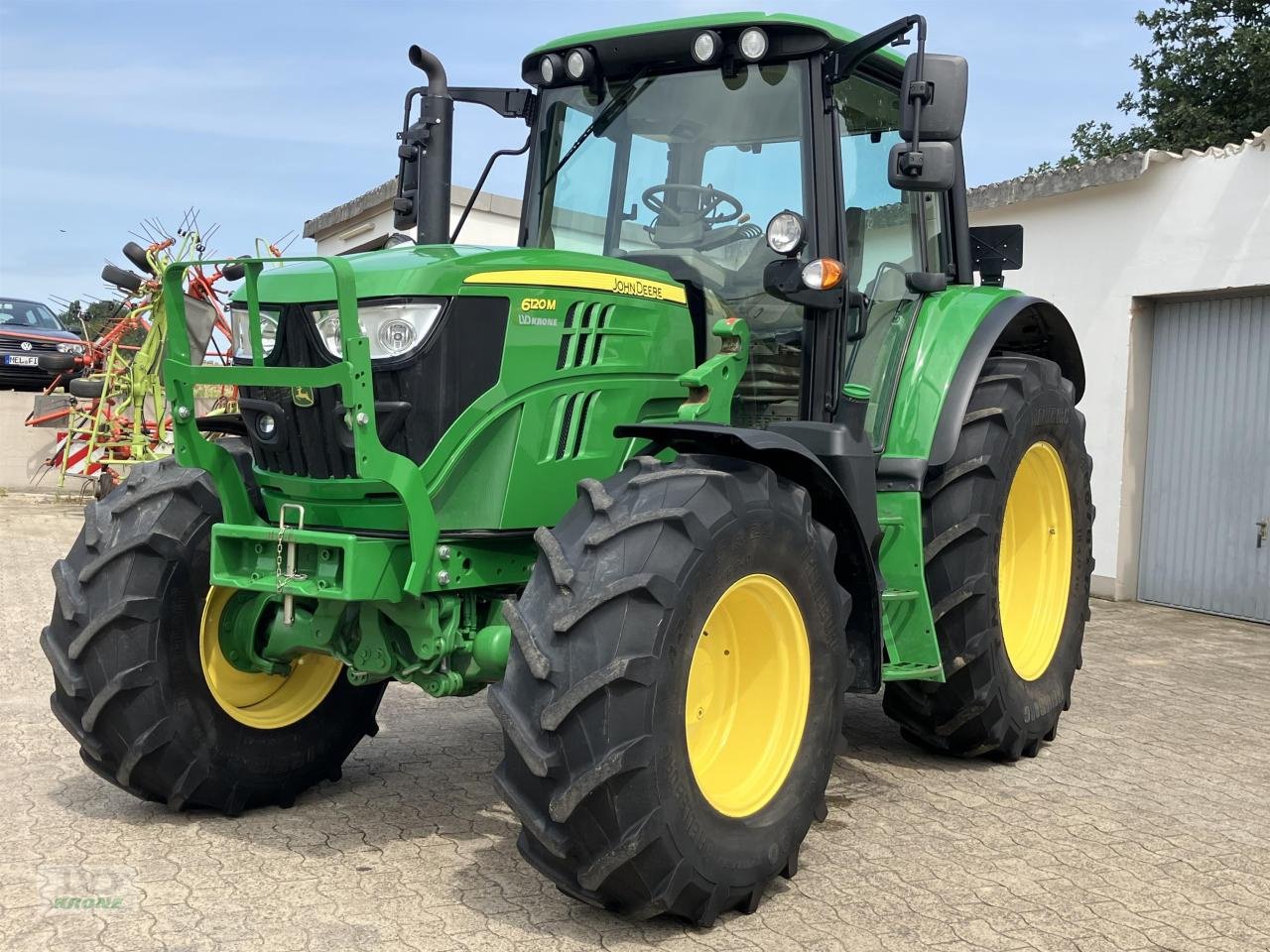 Traktor Türe ait John Deere 6120M, Gebrauchtmaschine içinde Spelle (resim 2)