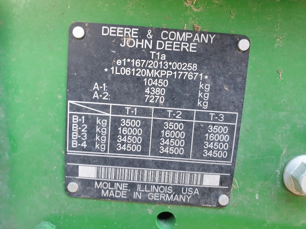 Traktor des Typs John Deere 6120M, Gebrauchtmaschine in Sittensen (Bild 14)