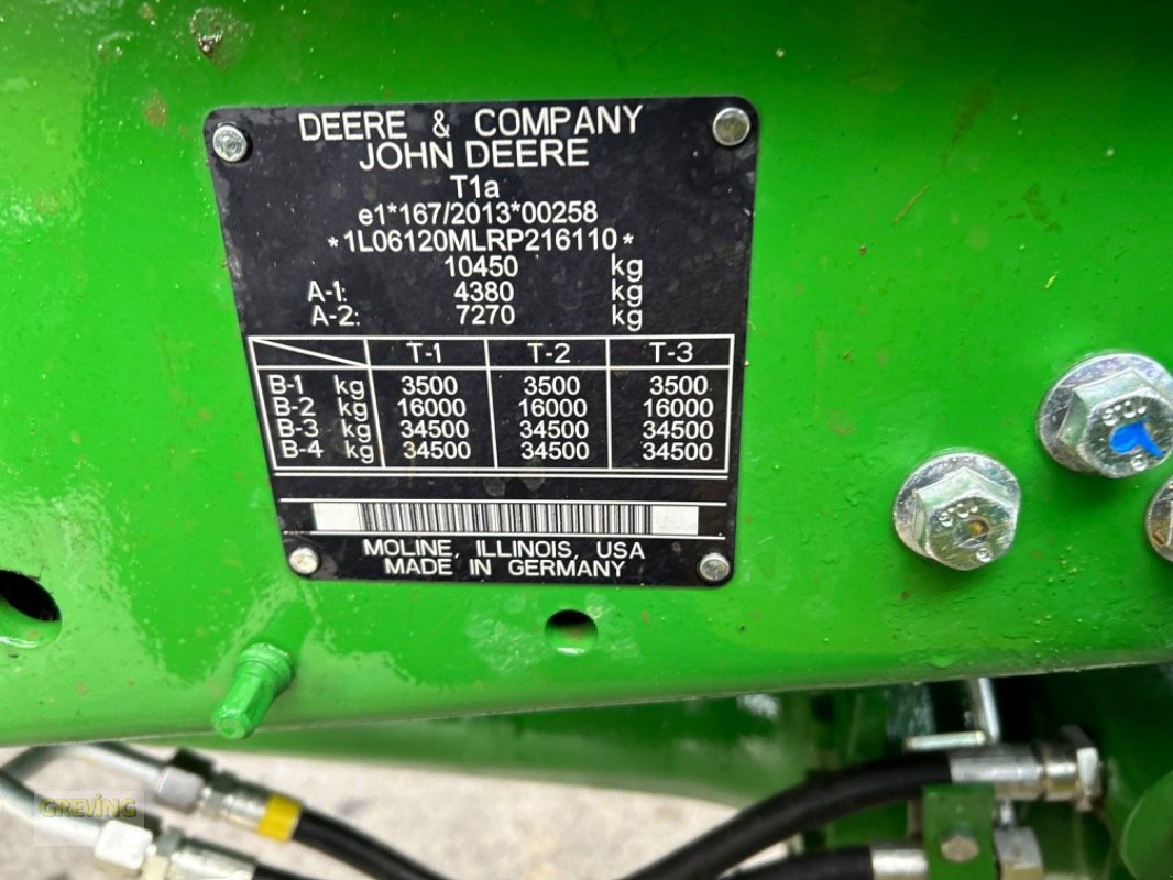 Traktor a típus John Deere 6120M, Gebrauchtmaschine ekkor: Euskirchen (Kép 13)