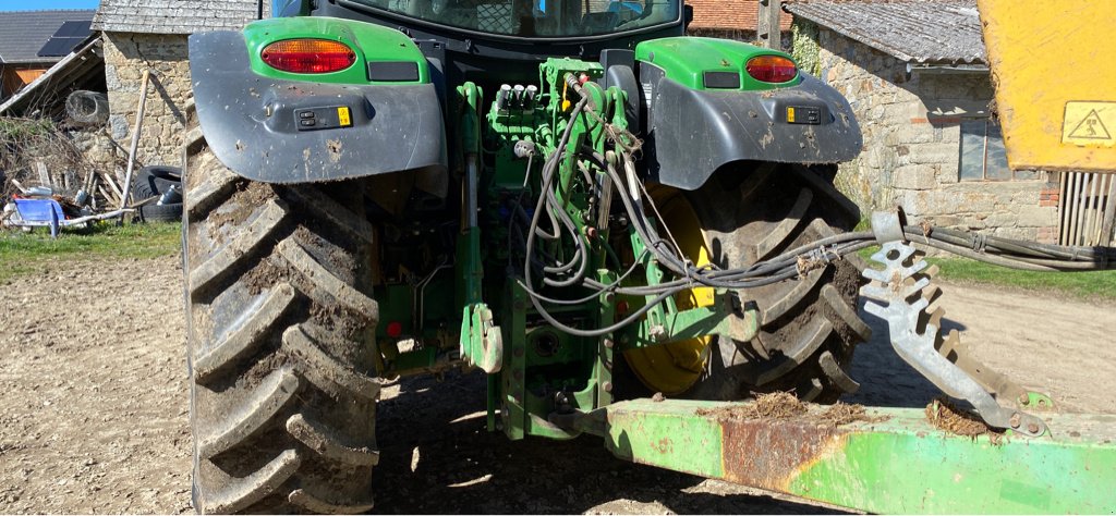 Traktor Türe ait John Deere 6120R, Gebrauchtmaschine içinde AUBUSSON (resim 9)