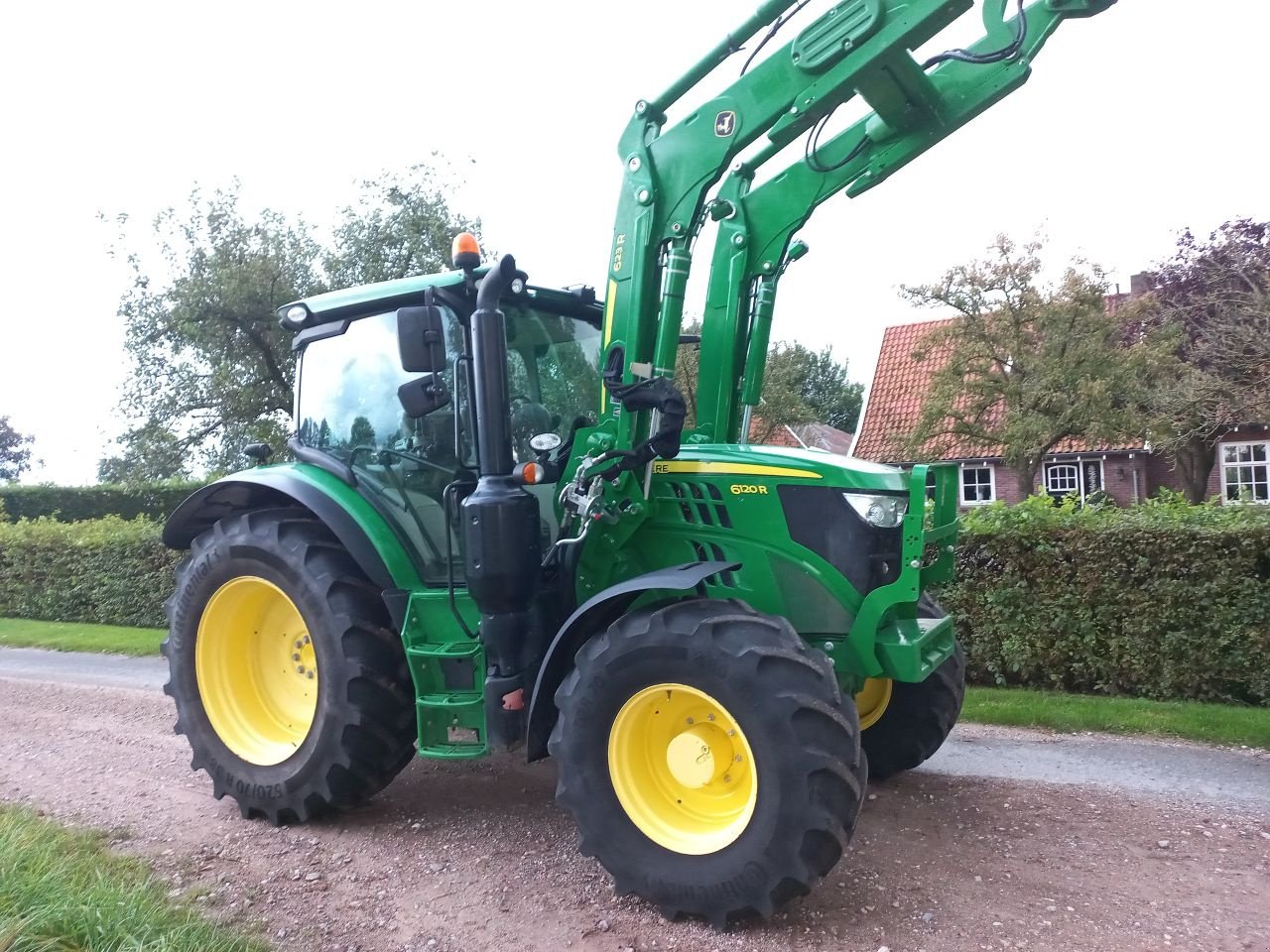 Traktor Türe ait John Deere 6120R, Gebrauchtmaschine içinde Daarle (resim 3)