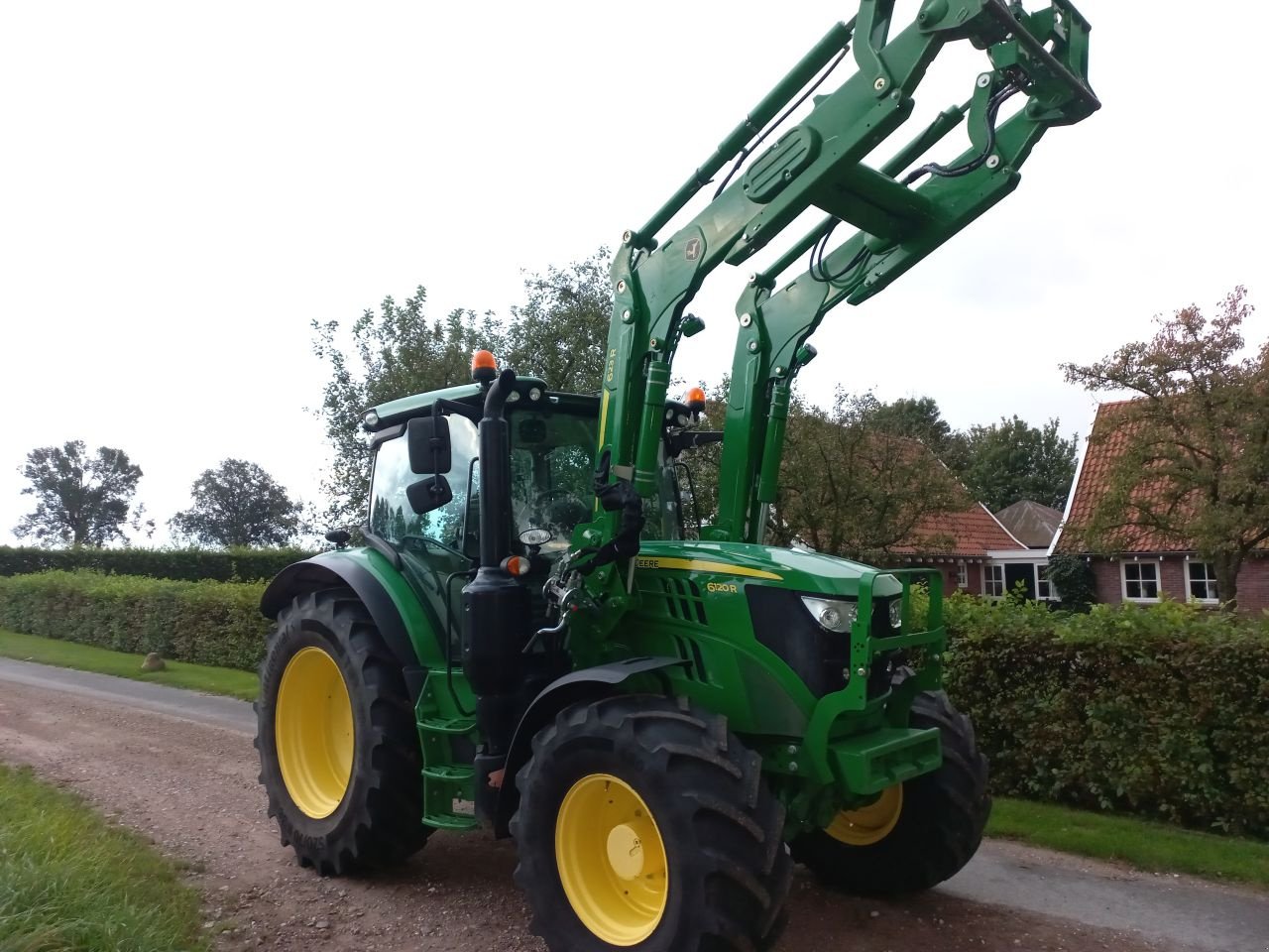 Traktor typu John Deere 6120R, Gebrauchtmaschine w Daarle (Zdjęcie 4)