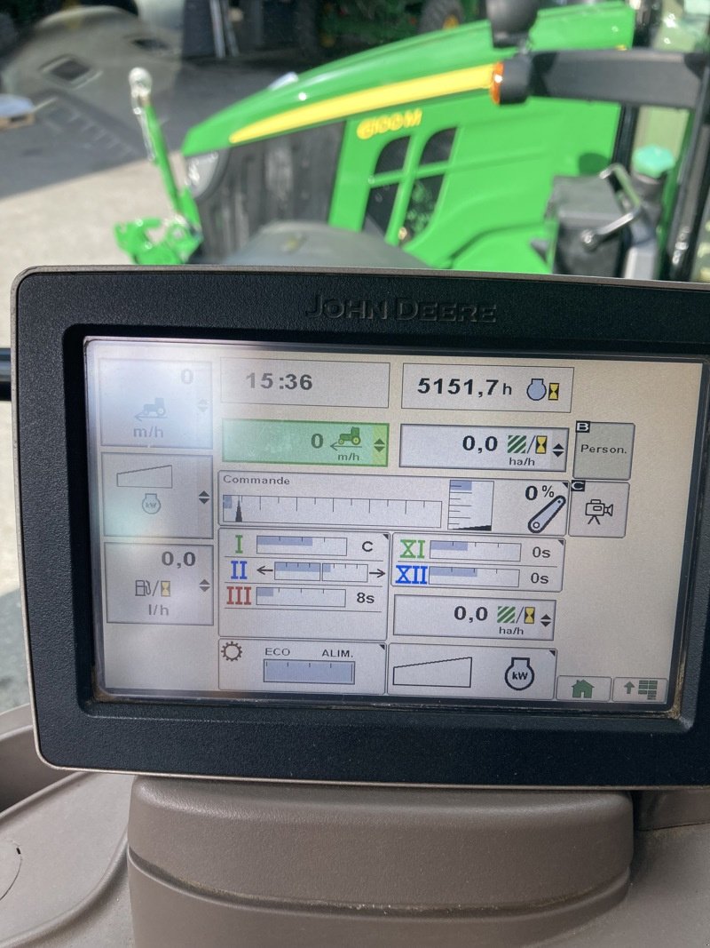 Traktor Türe ait John Deere 6125R + H340, Gebrauchtmaschine içinde Chavornay (resim 9)