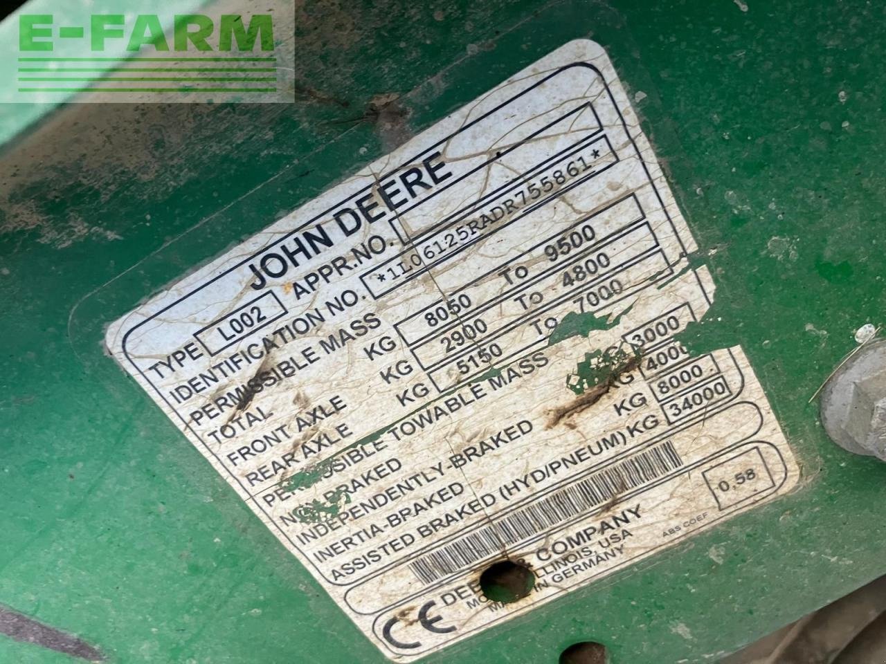 Traktor a típus John Deere 6125R, Gebrauchtmaschine ekkor: REDLHAM (Kép 21)