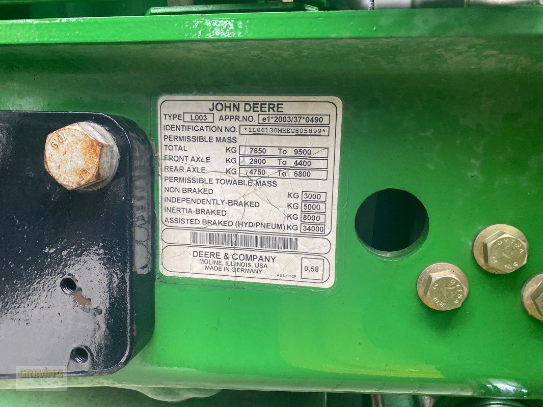 Traktor του τύπου John Deere 6130 M, Gebrauchtmaschine σε Ahaus (Φωτογραφία 16)