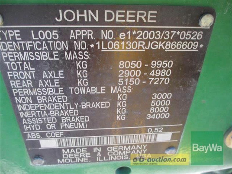 Traktor za tip John Deere 6130 R   #768, Gebrauchtmaschine u Schönau (Slika 3)