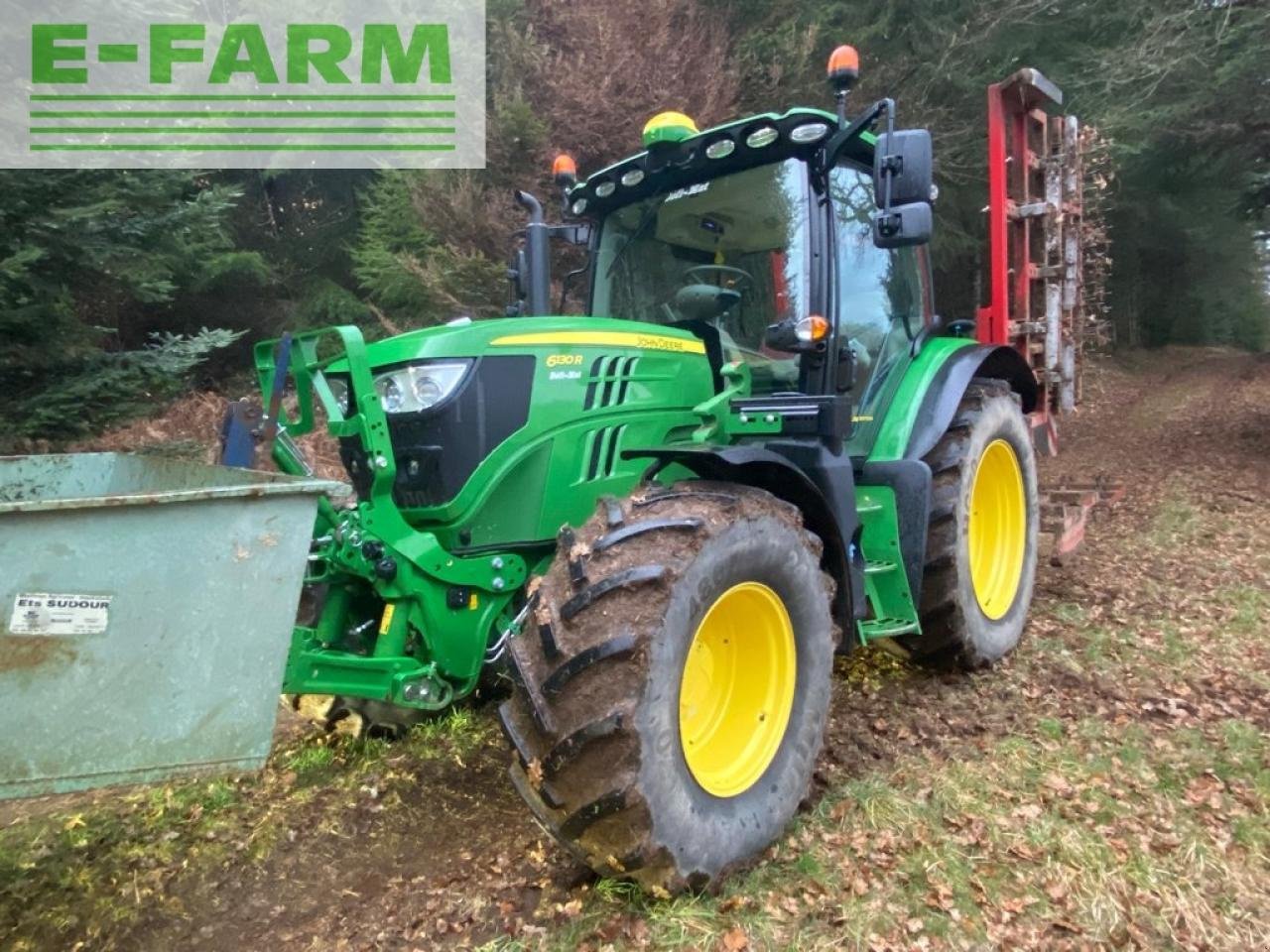 Traktor типа John Deere 6130 r + chargeur + autoguidage, Gebrauchtmaschine в Ytrac (Фотография 1)