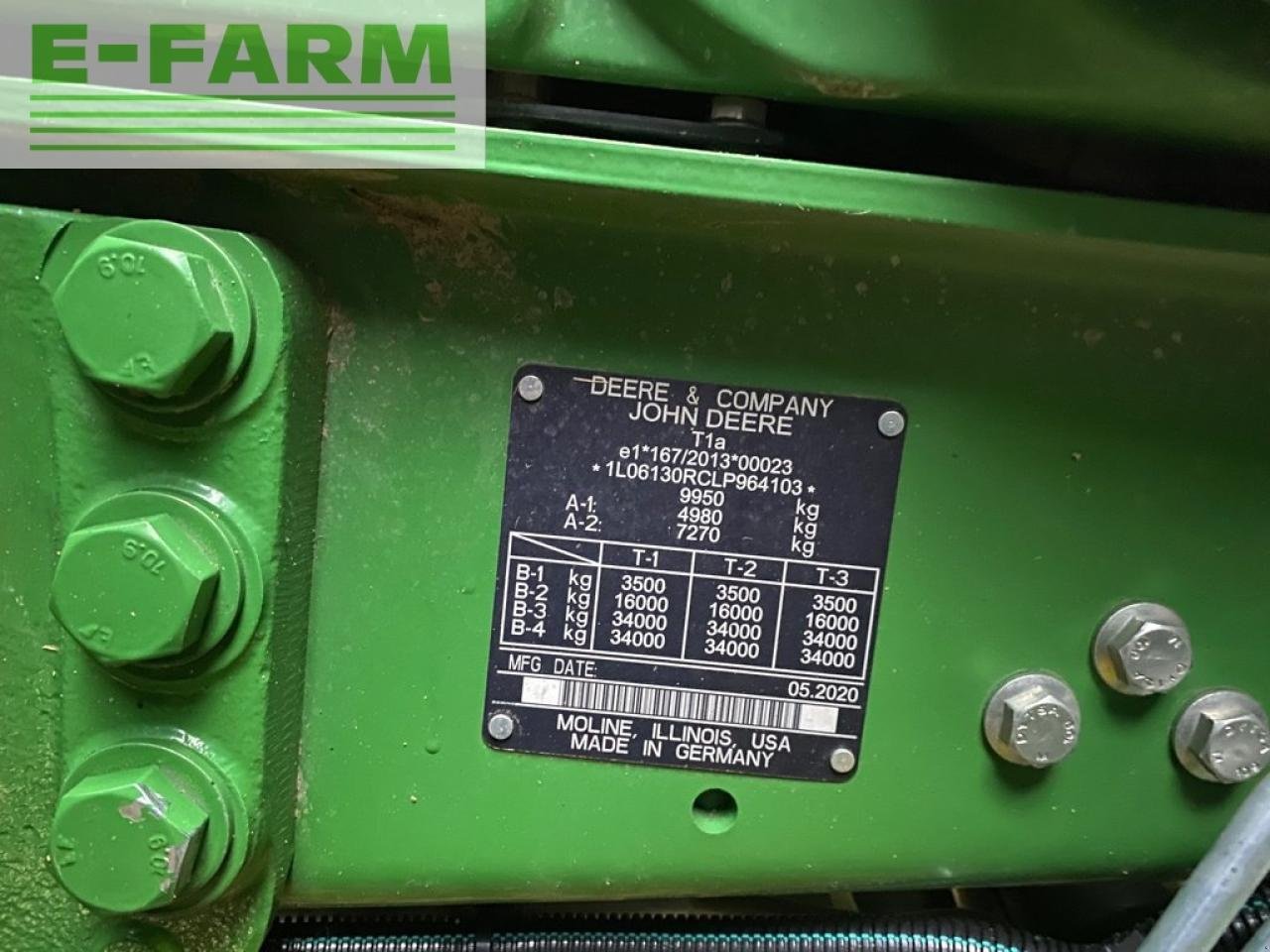 Traktor del tipo John Deere 6130 r + chargeur + autoguidage, Gebrauchtmaschine en Ytrac (Imagen 11)