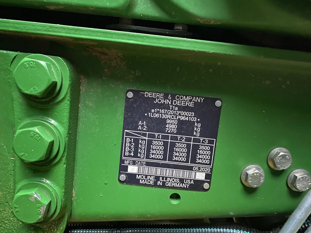 Traktor del tipo John Deere 6130 R + CHARGEUR + AUTOGUIDAGE, Gebrauchtmaschine en MEYMAC (Imagen 11)