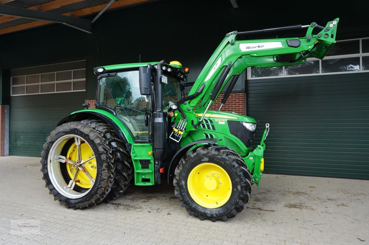 Traktor of the type John Deere 6130R Command Pro FZW ATr+ Quicke Q4m Frontlader, Gebrauchtmaschine in Borken (Picture 1)