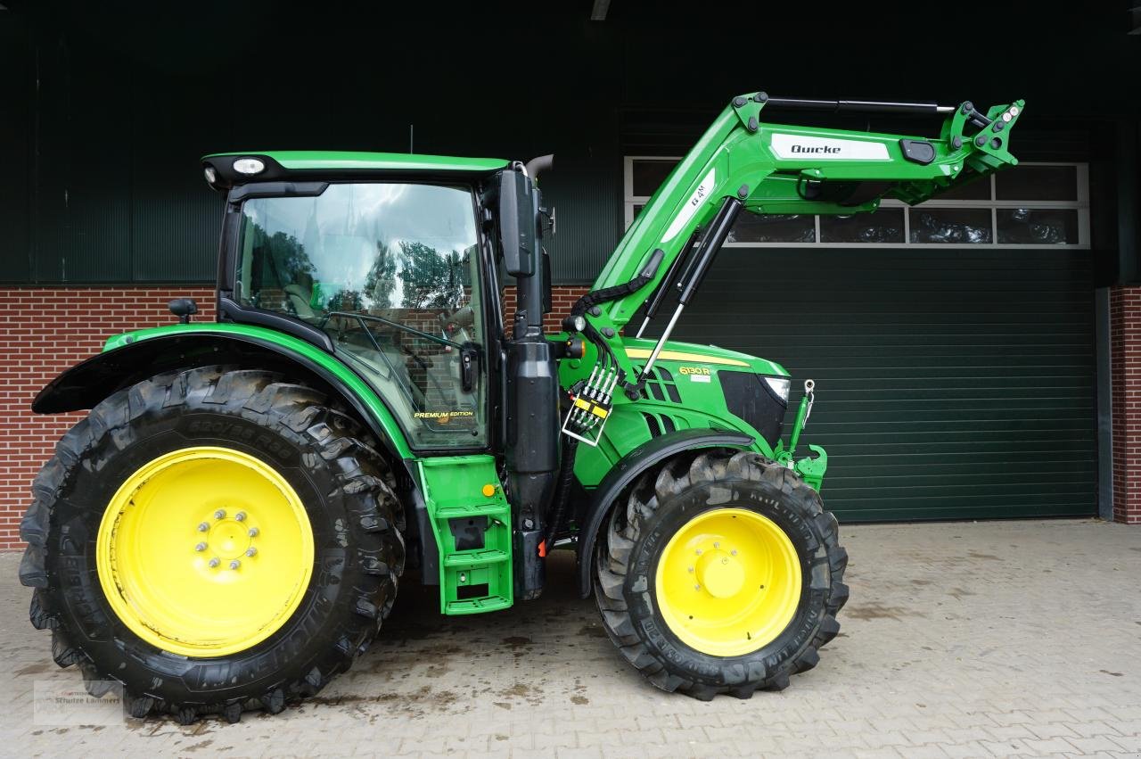 Traktor of the type John Deere 6130R Command Pro FZW ATr+ Quicke Q4m Frontlader, Gebrauchtmaschine in Borken (Picture 4)