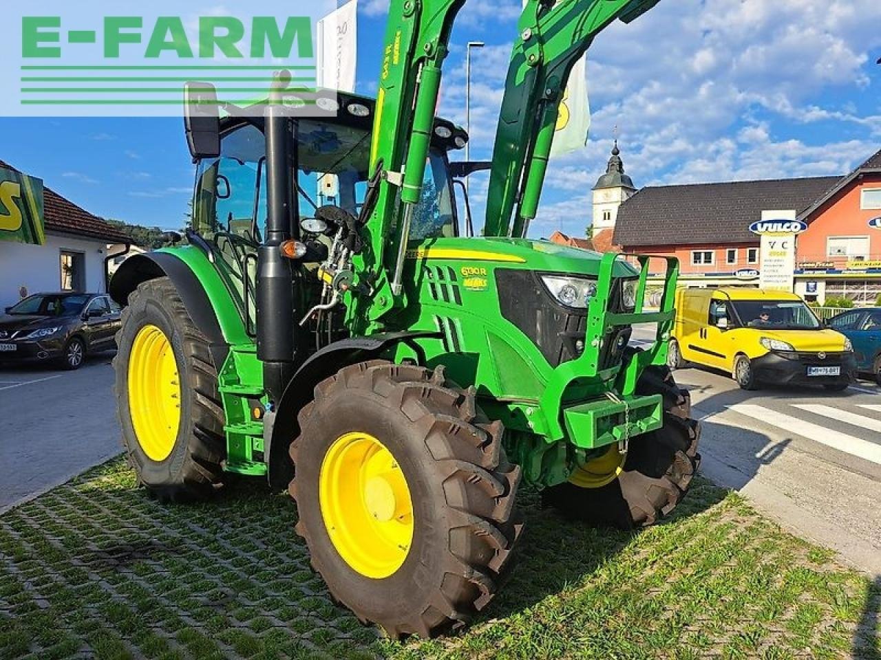 Traktor Türe ait John Deere 6130r + jd 643r, Gebrauchtmaschine içinde GROBELNO (resim 3)