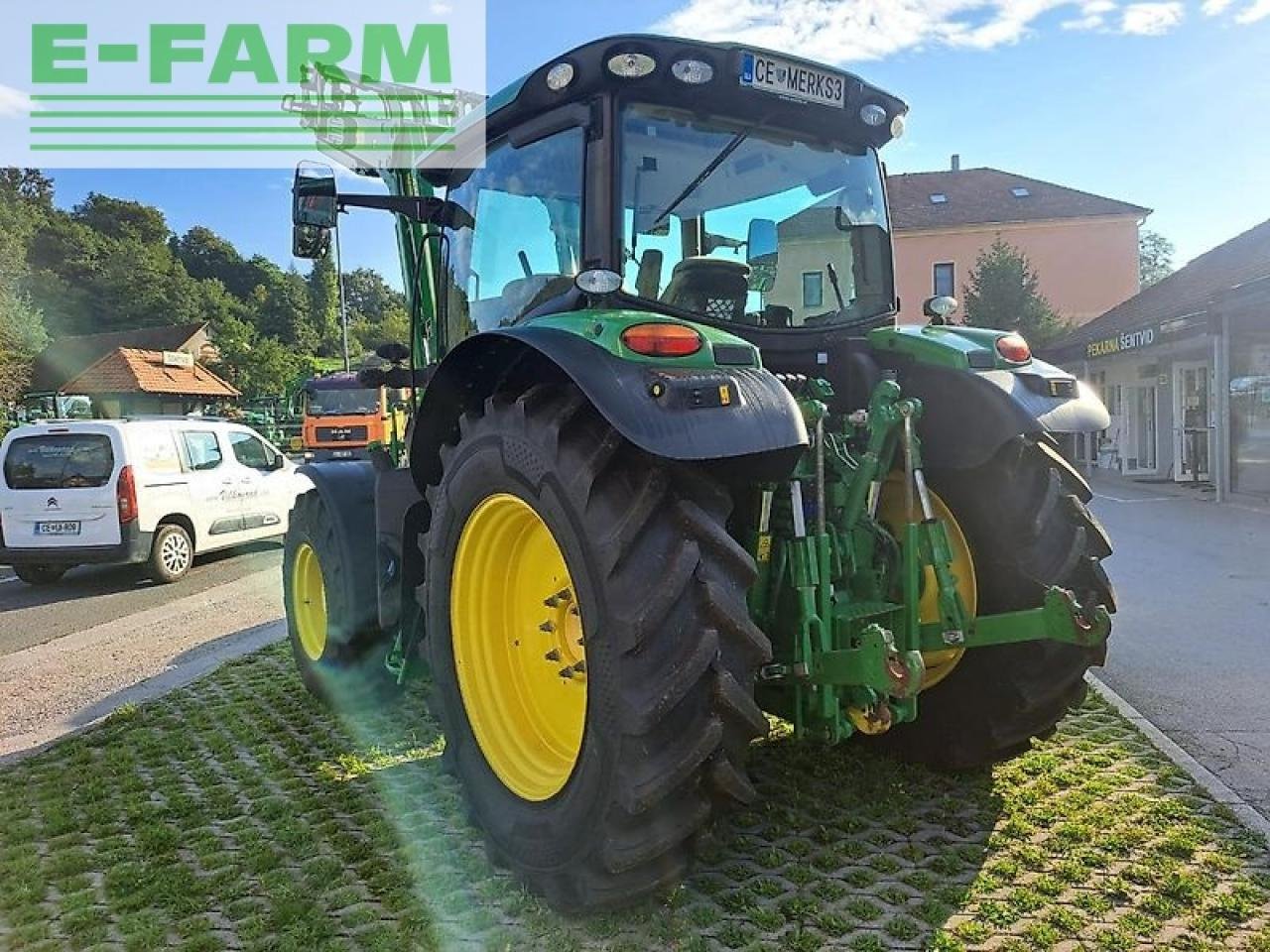 Traktor van het type John Deere 6130r + jd 643r, Gebrauchtmaschine in GROBELNO (Foto 8)