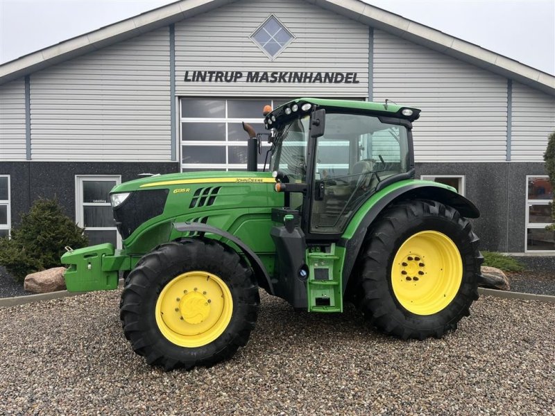 Traktor des Typs John Deere 6130R Krybegear, TLS Affjedret foraksel og affjedret kabine, Gebrauchtmaschine in Lintrup (Bild 1)