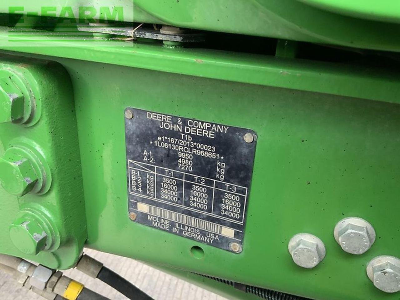 Traktor des Typs John Deere 6130r premium edition tractor (st21469), Gebrauchtmaschine in SHAFTESBURY (Bild 16)