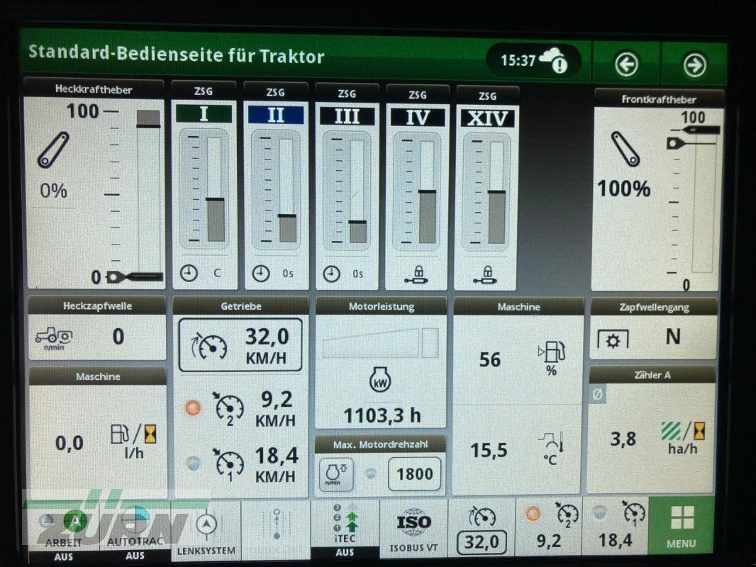 Traktor типа John Deere 6130R, Gebrauchtmaschine в Kanzach (Фотография 8)