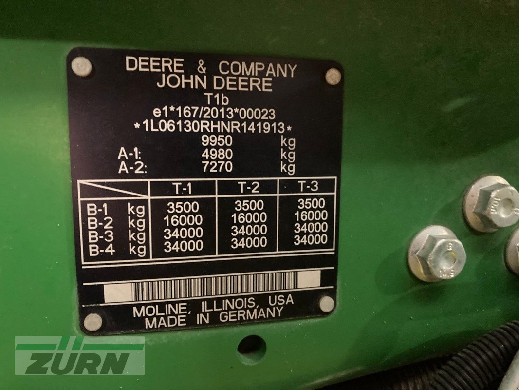 Traktor del tipo John Deere 6130R, Gebrauchtmaschine In Kanzach (Immagine 18)