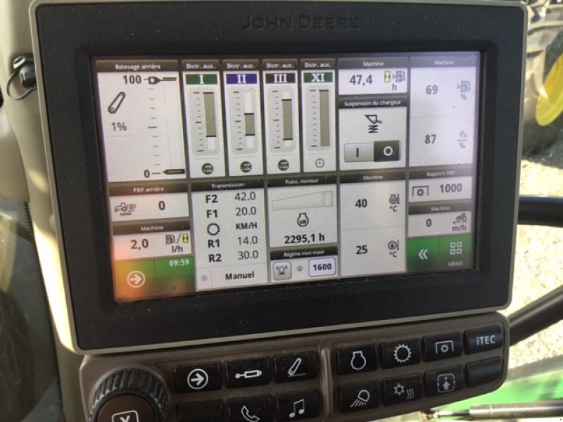 Traktor Türe ait John Deere 6130R, Gebrauchtmaschine içinde MONTIGNY LE ROI (resim 11)