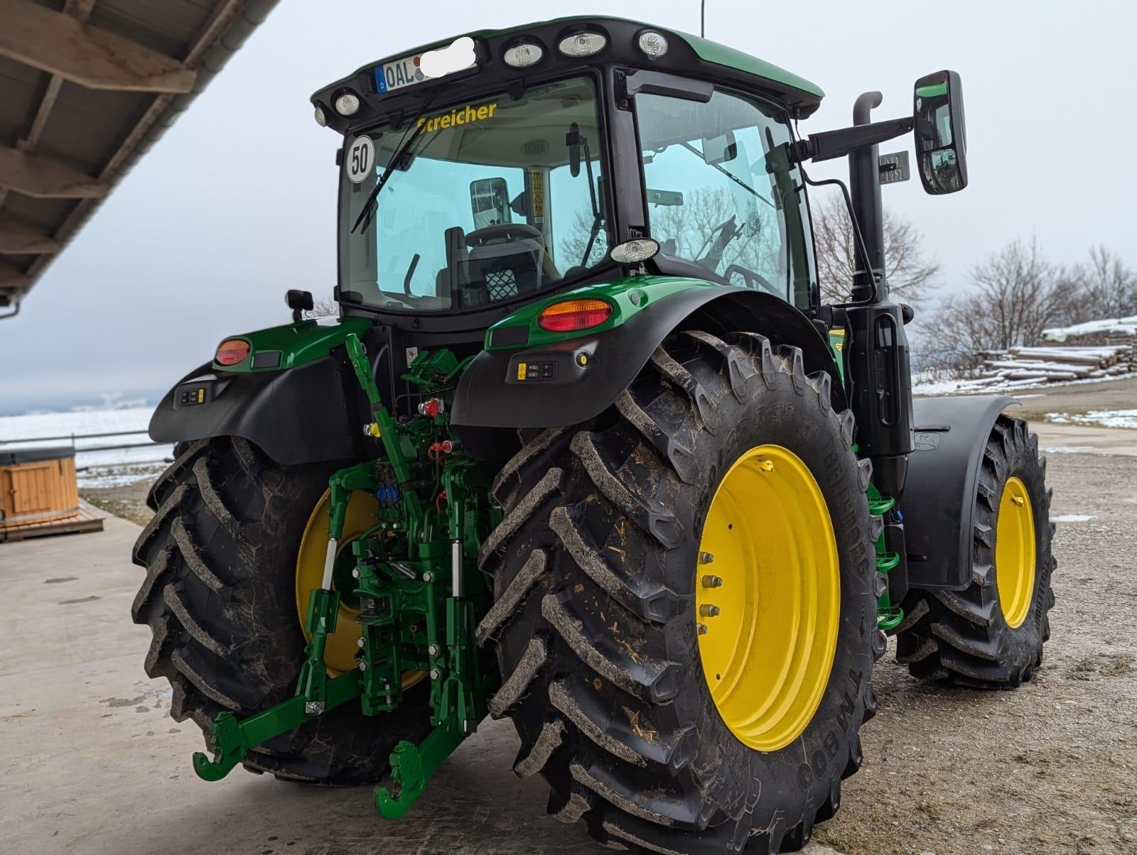 Traktor typu John Deere 6130R, Gebrauchtmaschine w Günzach (Zdjęcie 4)