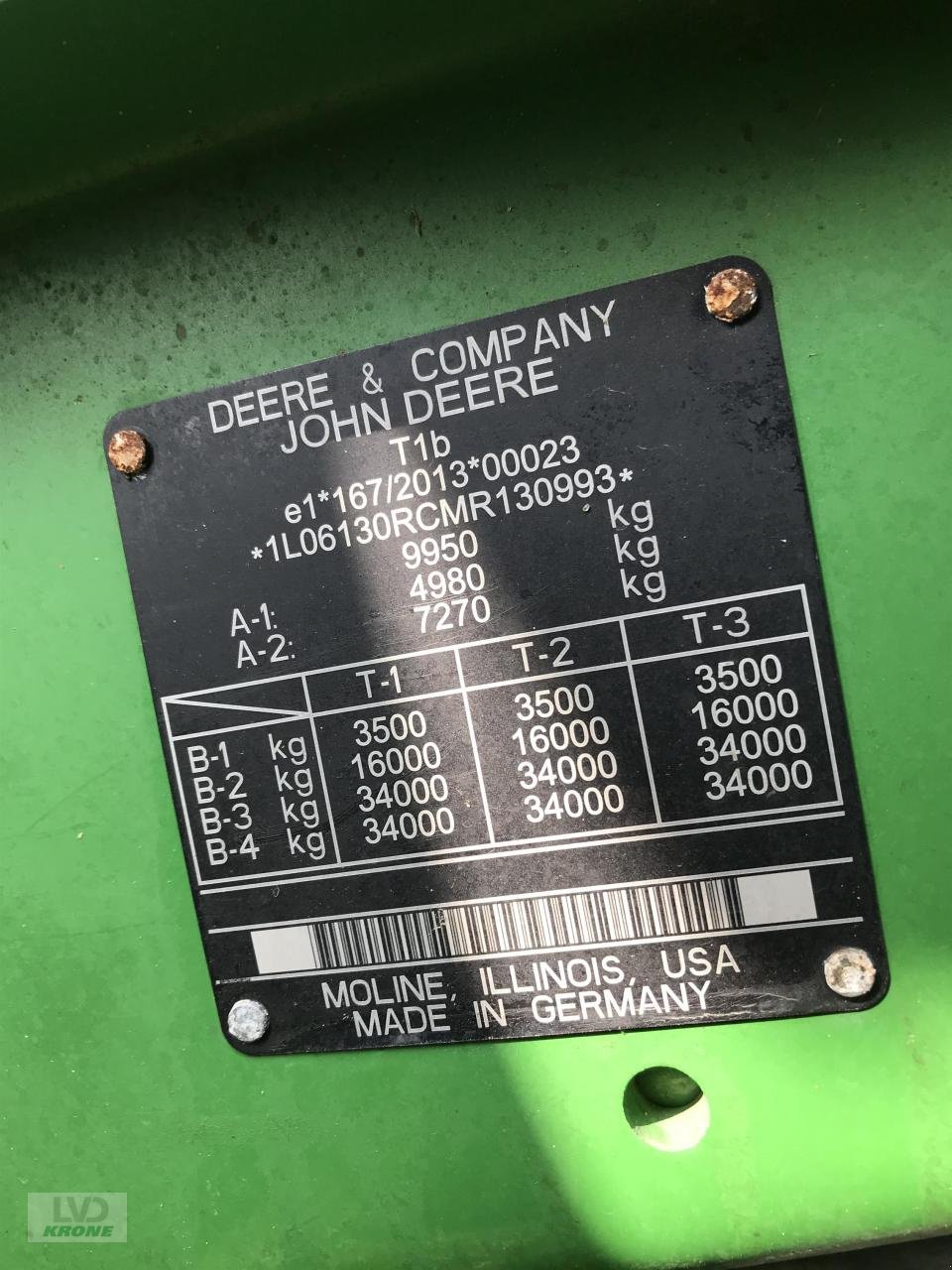 Traktor Türe ait John Deere 6130R, Gebrauchtmaschine içinde Alt-Mölln (resim 14)