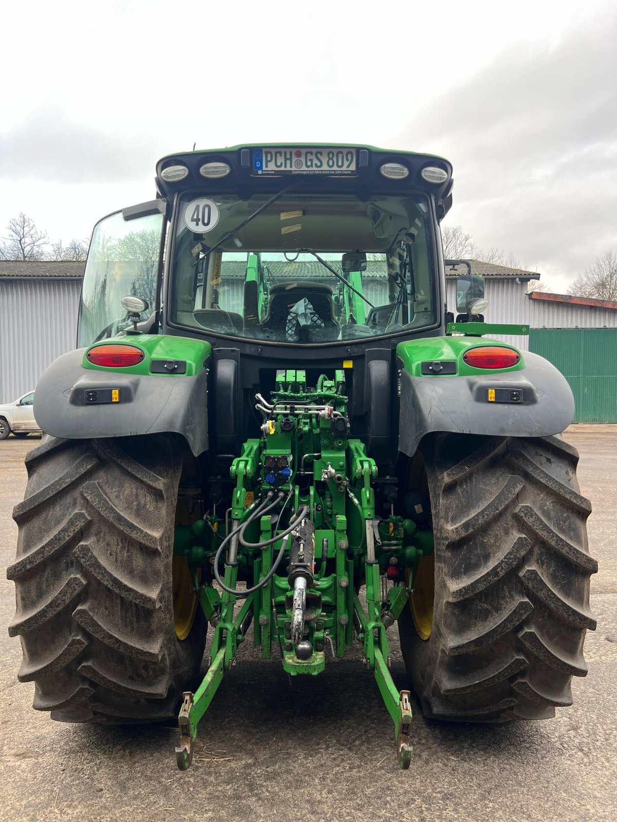 Traktor Türe ait John Deere 6135 R, Gebrauchtmaschine içinde Stieten (resim 8)