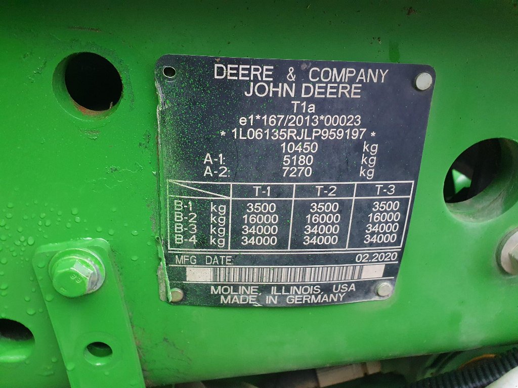 Traktor des Typs John Deere 6135R, Gebrauchtmaschine in DOMFRONT (Bild 11)