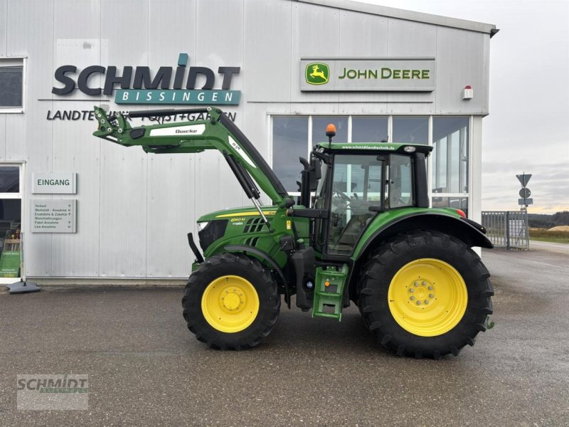 Traktor des Typs John Deere 6140M mit Frontlader Q5M, Gebrauchtmaschine in Herbrechtingen (Bild 1)