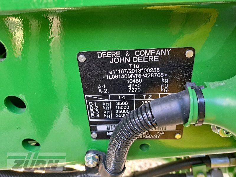 Traktor a típus John Deere 6140M, Neumaschine ekkor: Schöntal-Westernhausen (Kép 15)