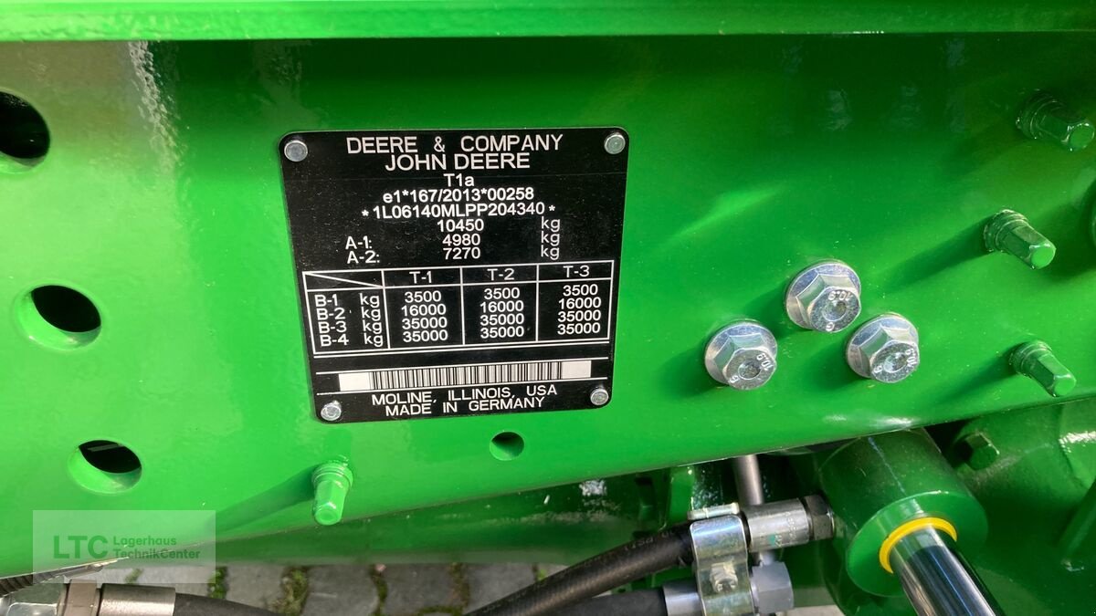 Traktor des Typs John Deere 6140M, Gebrauchtmaschine in Großpetersdorf (Bild 19)