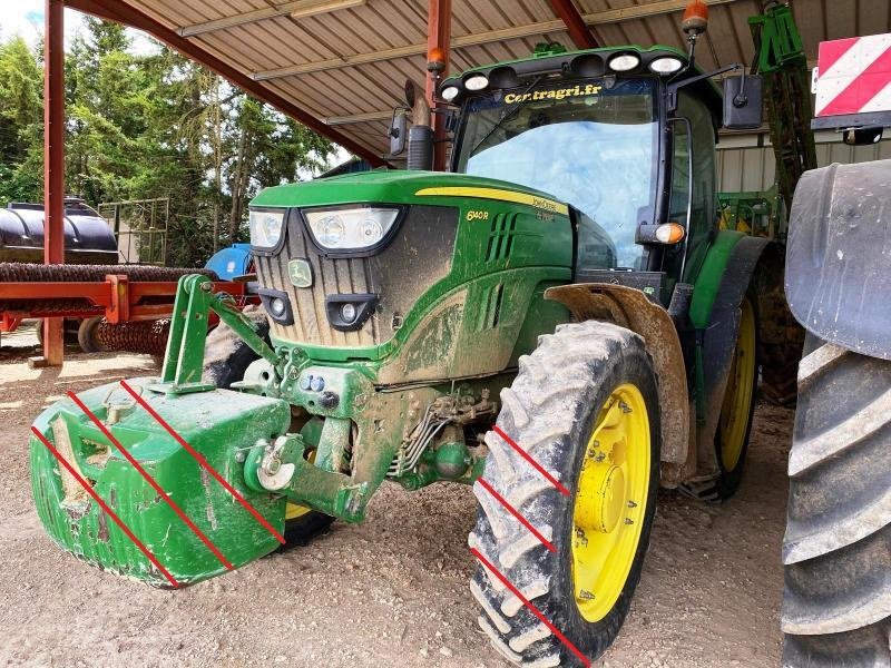 Traktor типа John Deere 6140R, Gebrauchtmaschine в SAINT-GERMAIN DU PUY