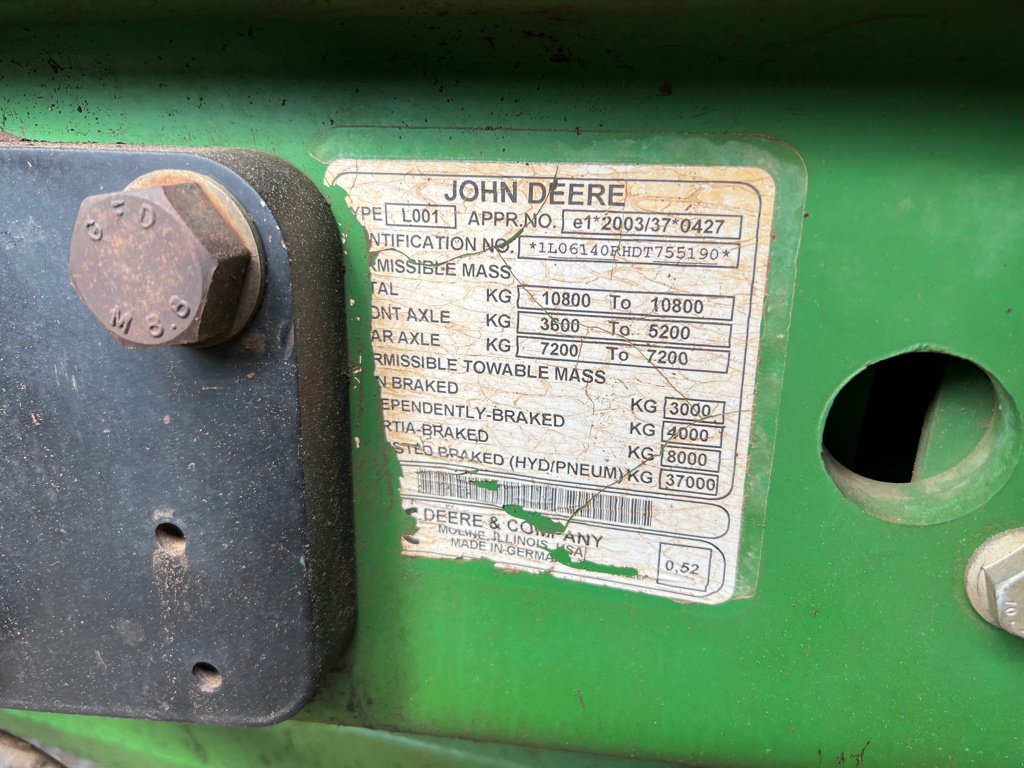 Traktor tip John Deere 6140R, Gebrauchtmaschine in MAURIAC (Poză 5)