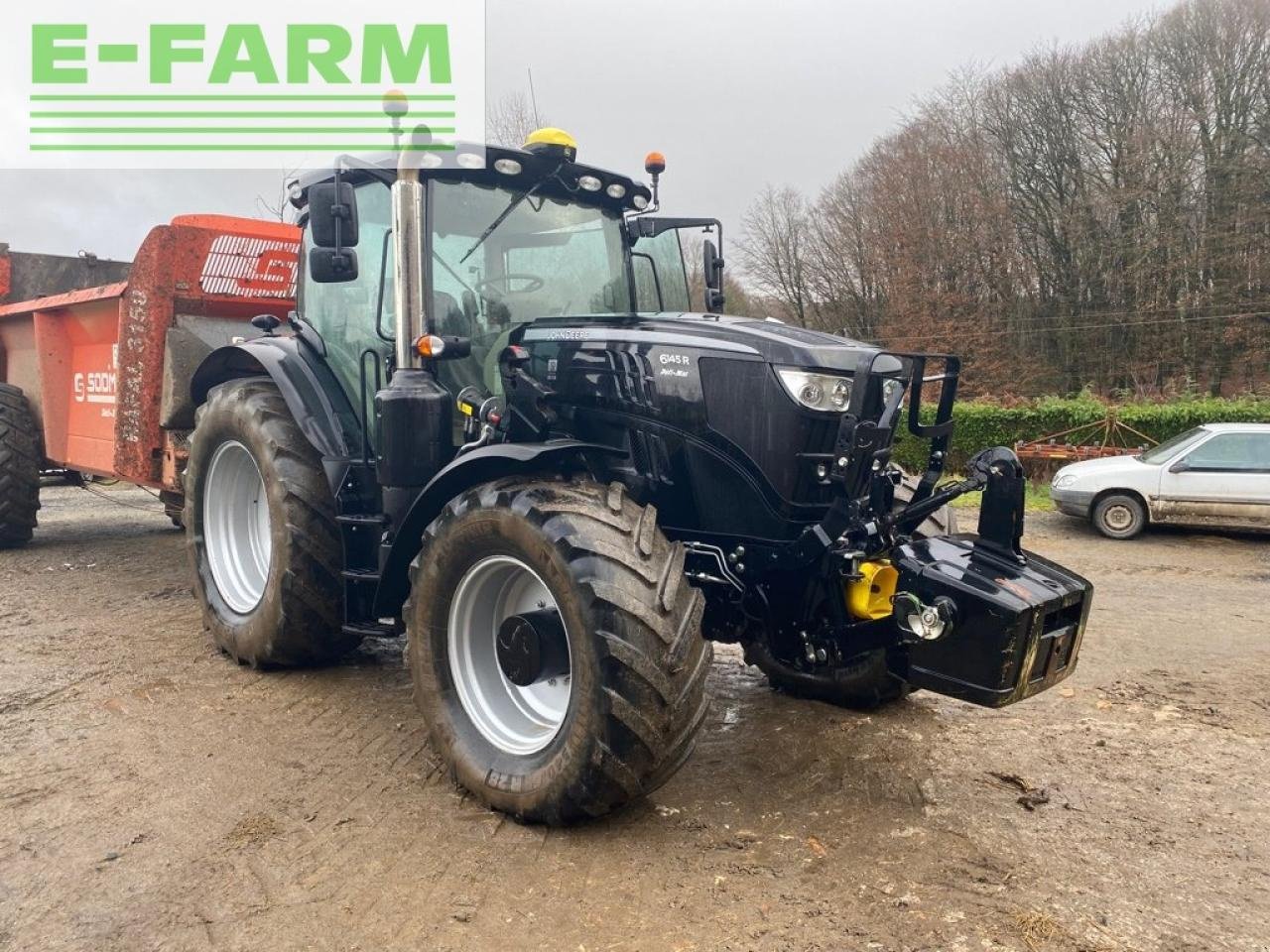 Traktor of the type John Deere 6145 r black edition autotrac complet + chargeur, Gebrauchtmaschine in Ytrac (Picture 2)