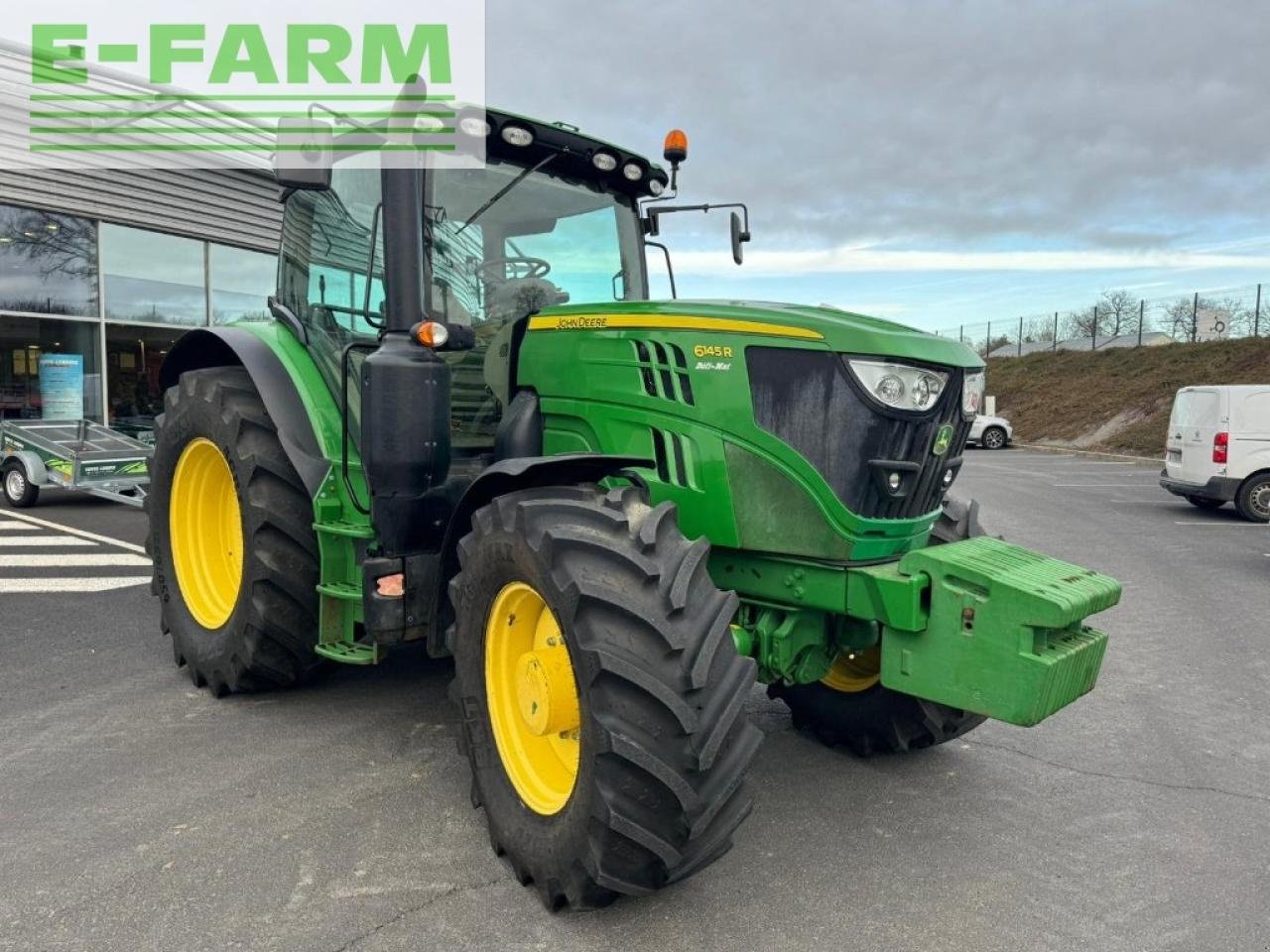 Traktor van het type John Deere 6145 r, Gebrauchtmaschine in Ytrac (Foto 10)