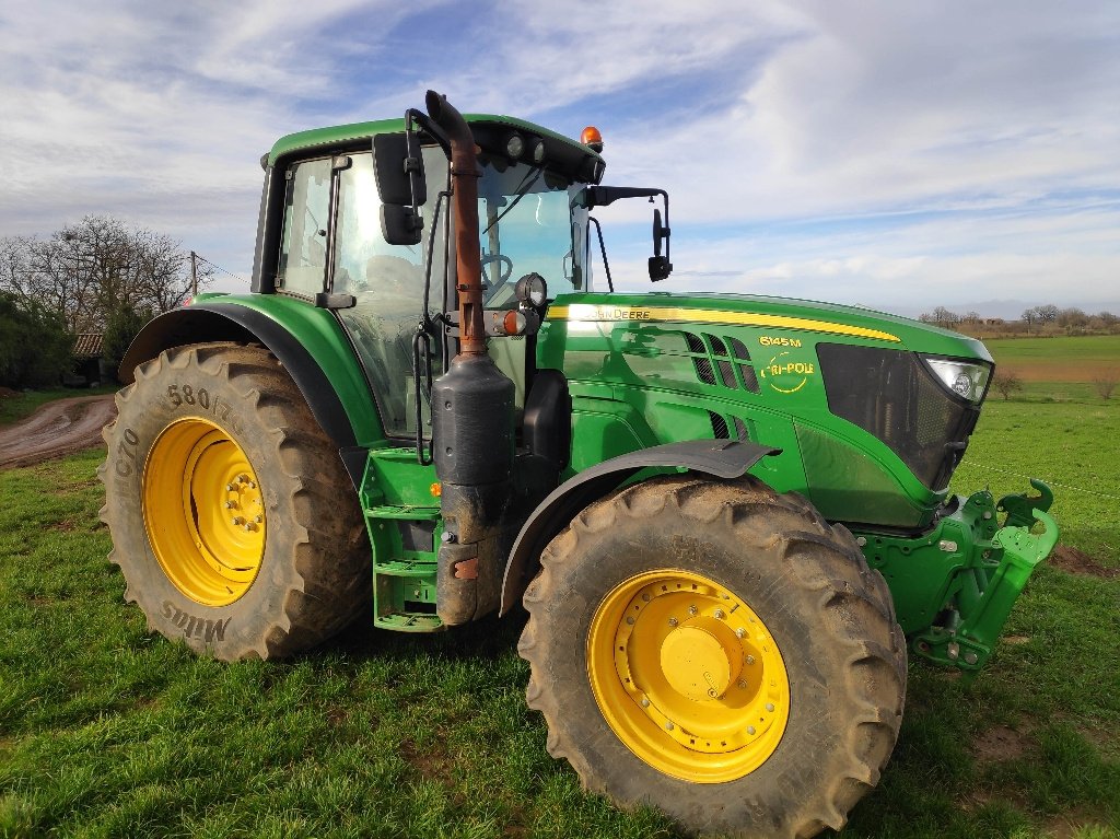 Traktor van het type John Deere 6145M, Gebrauchtmaschine in MORLHON LE HAUT (Foto 1)