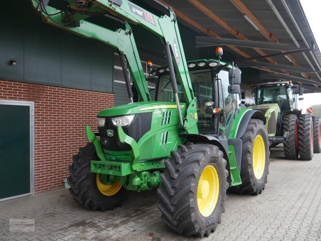 Traktor van het type John Deere 6145R AutoQuad+ Frontlader, Gebrauchtmaschine in Borken (Foto 3)