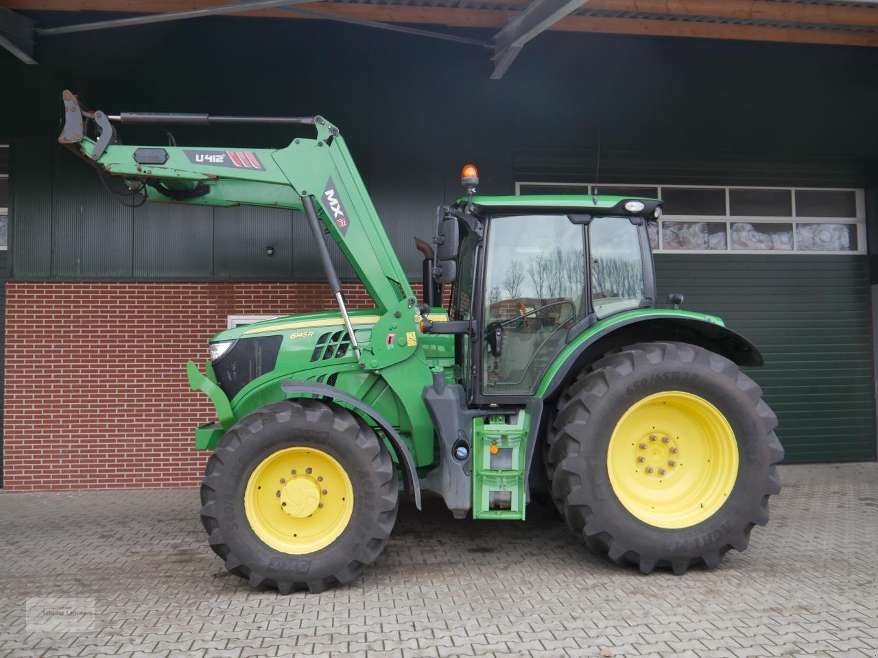 Traktor van het type John Deere 6145R AutoQuad+ Frontlader, Gebrauchtmaschine in Borken (Foto 4)