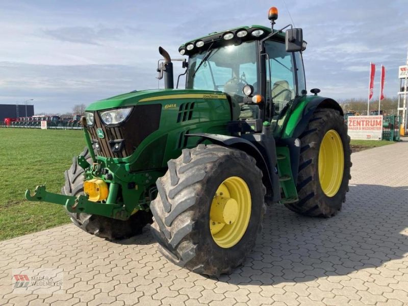 Traktor of the type John Deere 6145R MIT FRONTZAPFWELLE, Gebrauchtmaschine in Oyten (Picture 1)