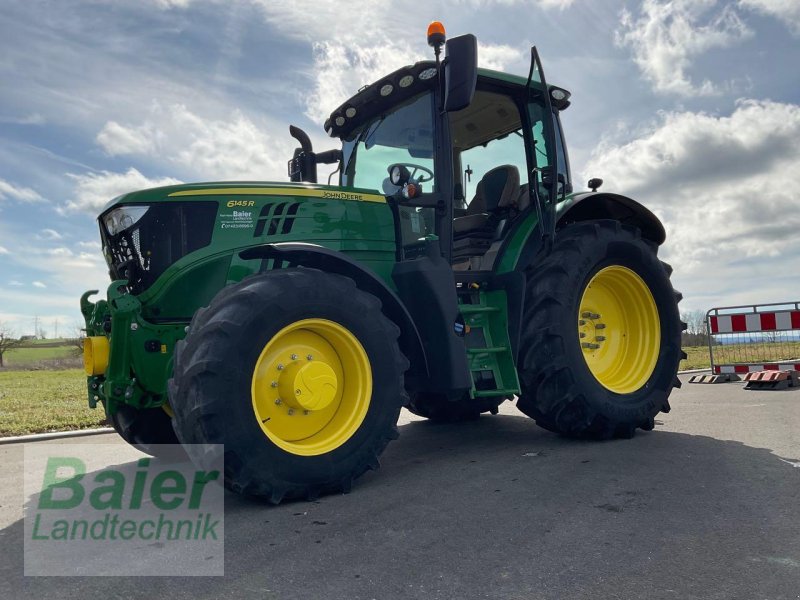 Traktor Türe ait John Deere 6145R, Gebrauchtmaschine içinde OBERNDORF-HOCHMOESSINGEN (resim 1)