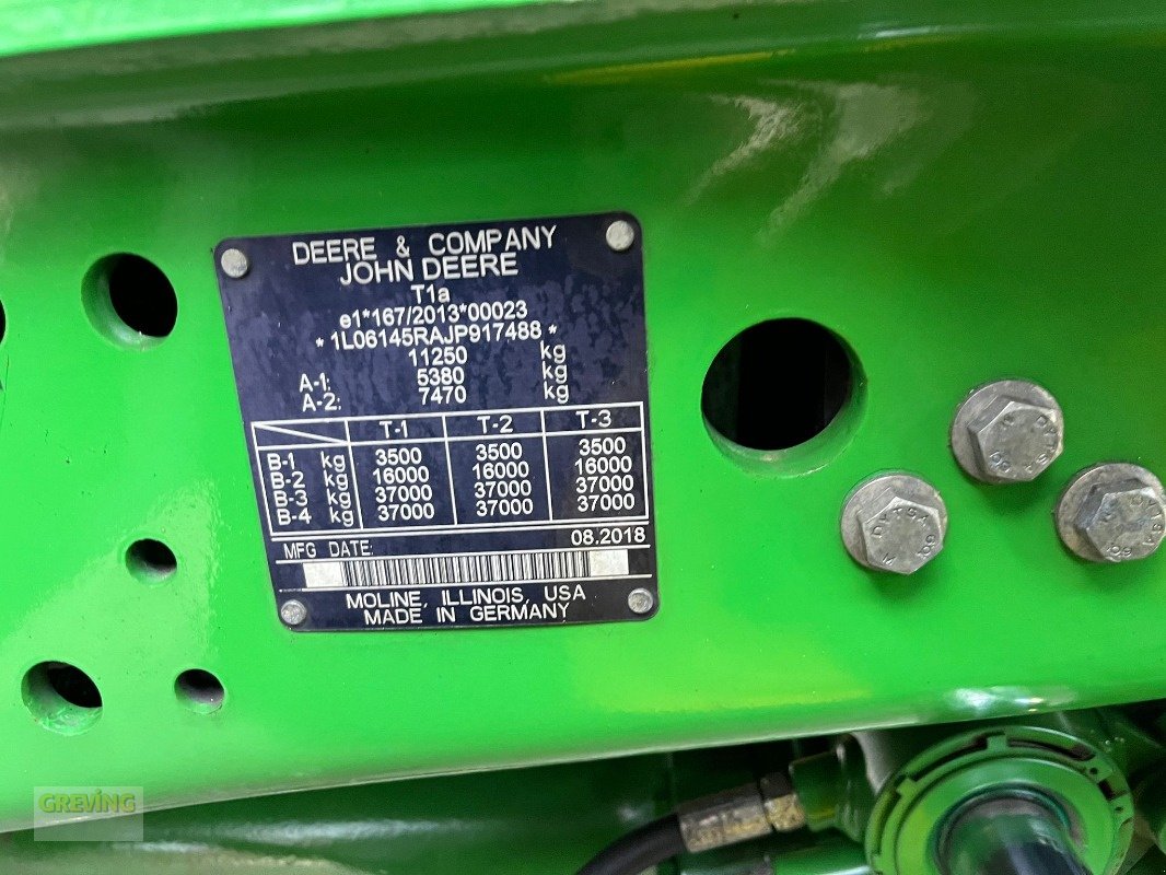 Traktor des Typs John Deere 6145R, Gebrauchtmaschine in Ahaus (Bild 15)