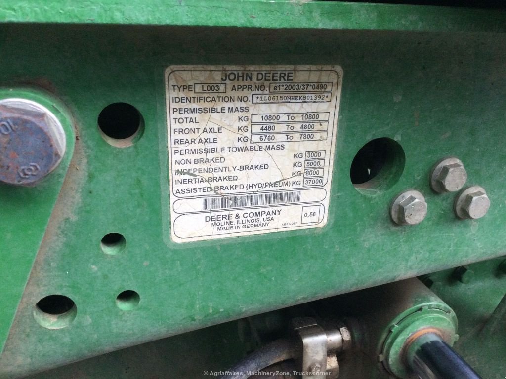 Traktor от тип John Deere 6150 M, Gebrauchtmaschine в Vogelsheim (Снимка 10)