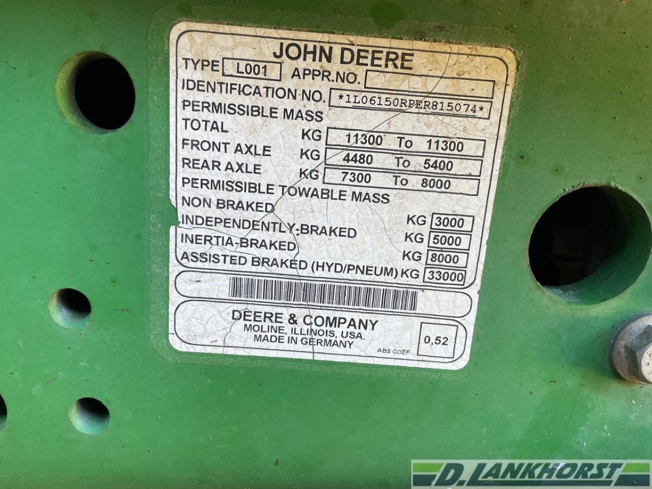 Traktor del tipo John Deere 6150 R AutoPower, Gebrauchtmaschine en Neuenkirchen / Bramsche (Imagen 19)