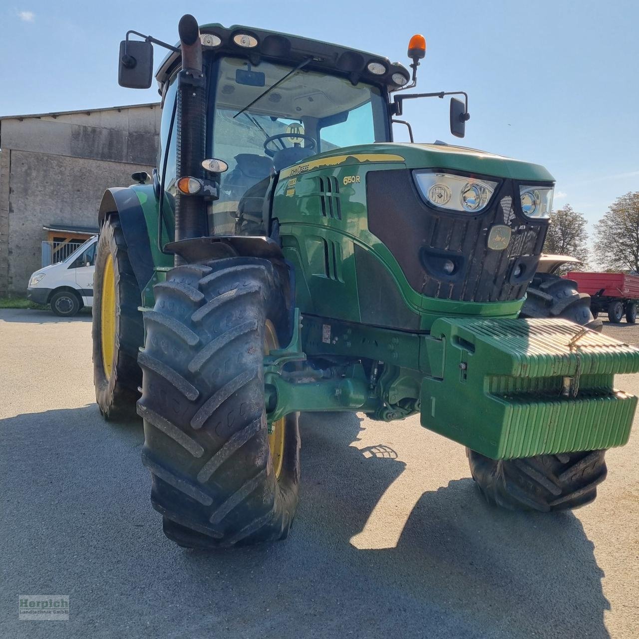 Traktor van het type John Deere 6150 R, Gebrauchtmaschine in Drebach (Foto 3)